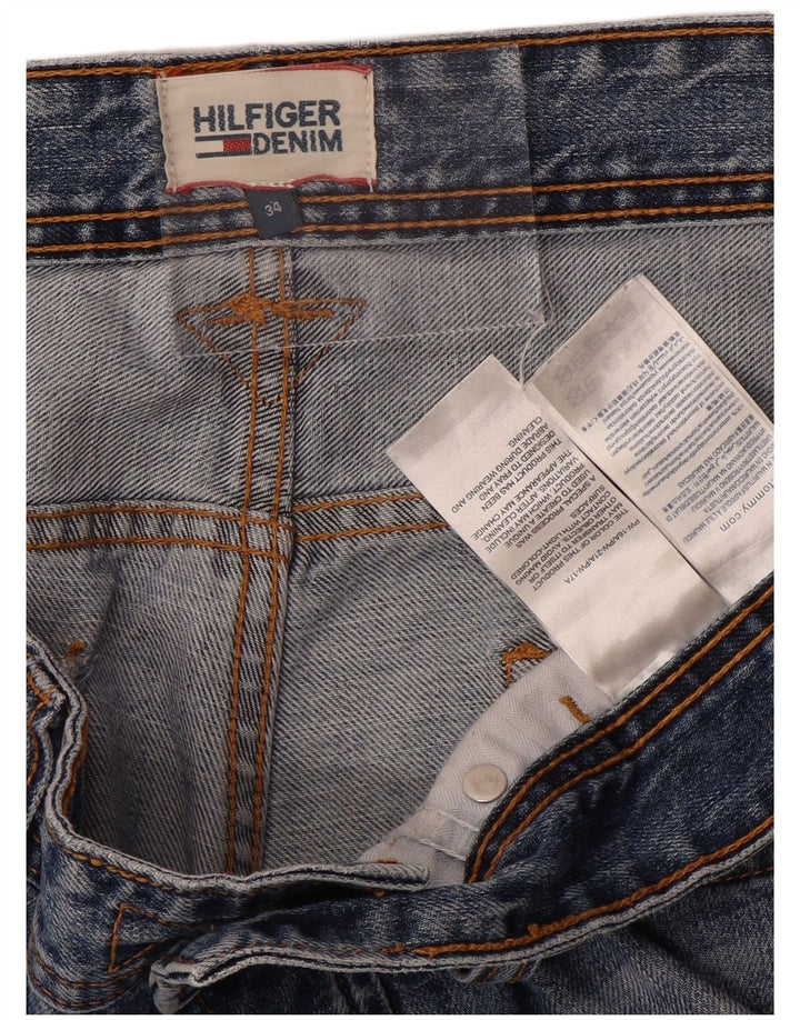 Męskie spodenki jeansowe TOMMY HILFIGER W34, duże, niebieskie, bawełniane