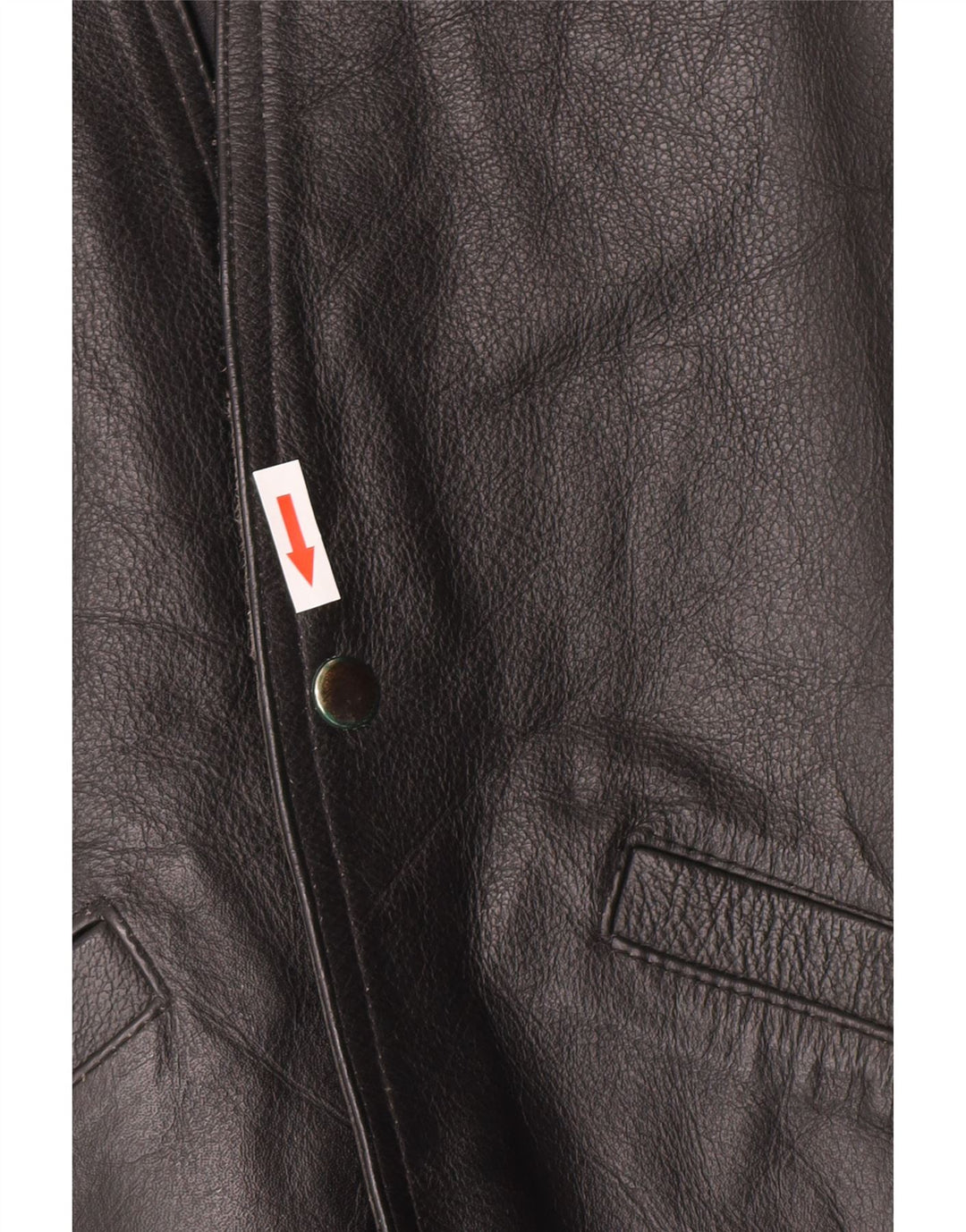 Vintage męska kamizelka skórzana w stylu western, mała czarna