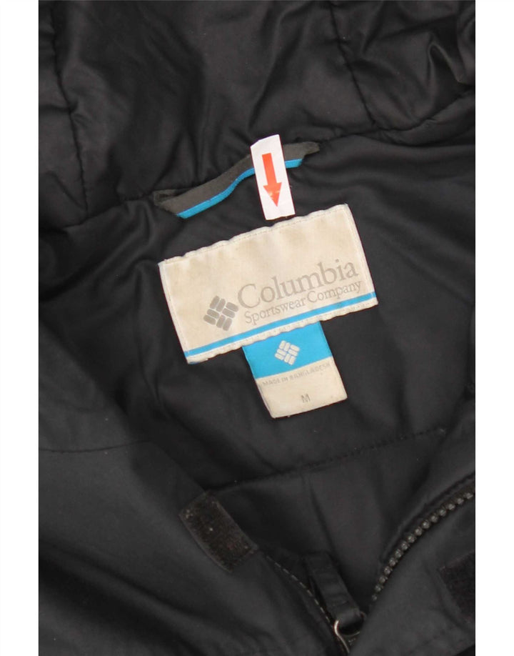 Męska kurtka Anorak z kapturem Columbia Graphic UK 38 Średni czarny nylon