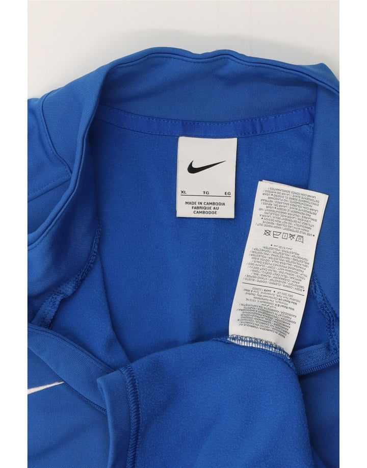 Damski dres NIKE z zamkiem błyskawicznym, UK 18 XL, niebieski poliester