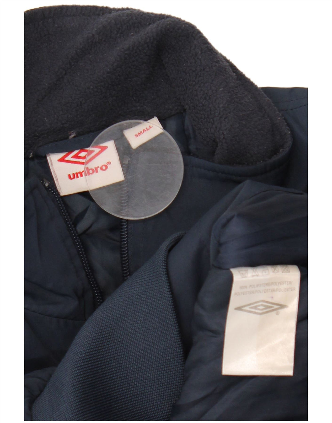 Męska kurtka bomberka UMBRO UK 36, mała, granatowa, z poliestru