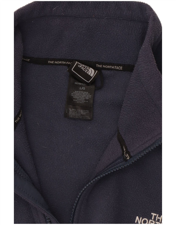 Męska kurtka polarowa The North Face Liner UK 40, duża, granatowa, poliestrowa