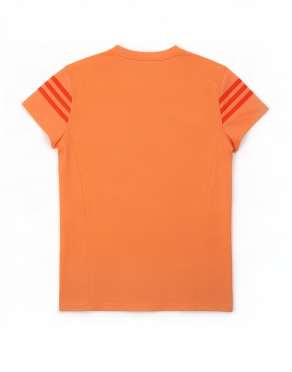 Damska koszulka Adidas Climalite Top UK 8/10 Mały pomarańczowy poliester