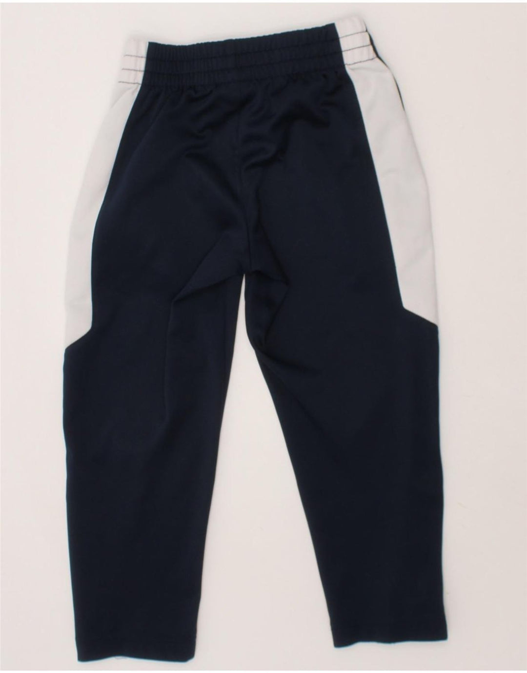 NIKE Boys Tracksuit Trousers 4-5 Years Samll Navy Blue Colourblock Vintage Nike and Second-Hand Nike from Messina Hembry 