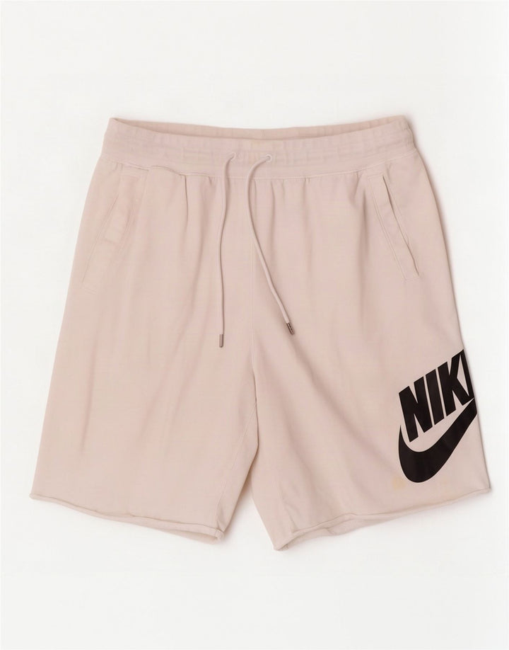 Męskie spodenki sportowe Nike Graphic XL, białe, bawełniane