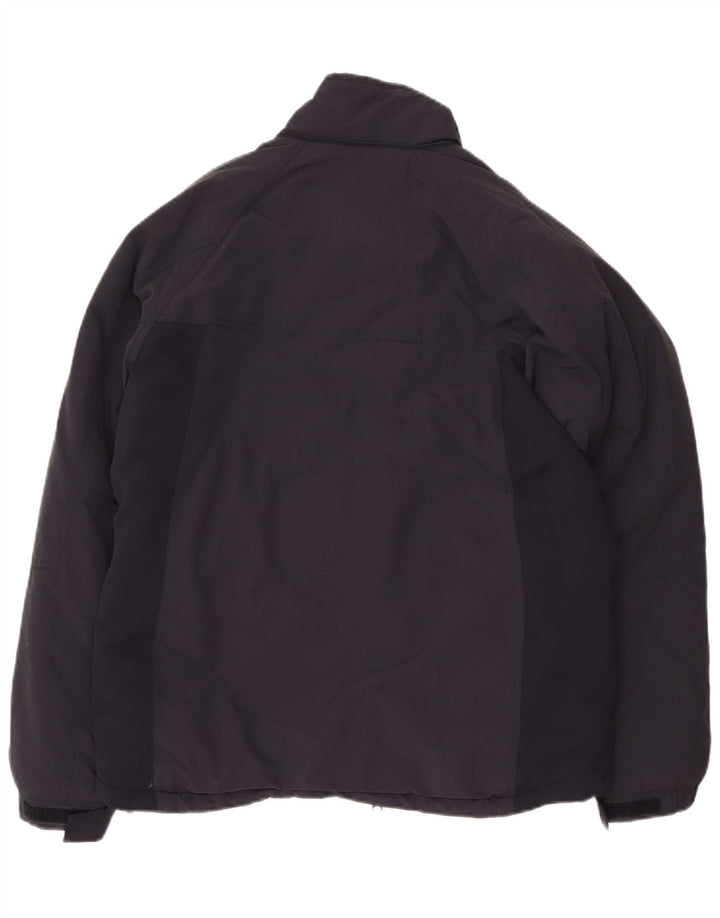Męska kurtka wiatrówka Woolrich Graphic UK 40, duża, granatowa, nylonowa
