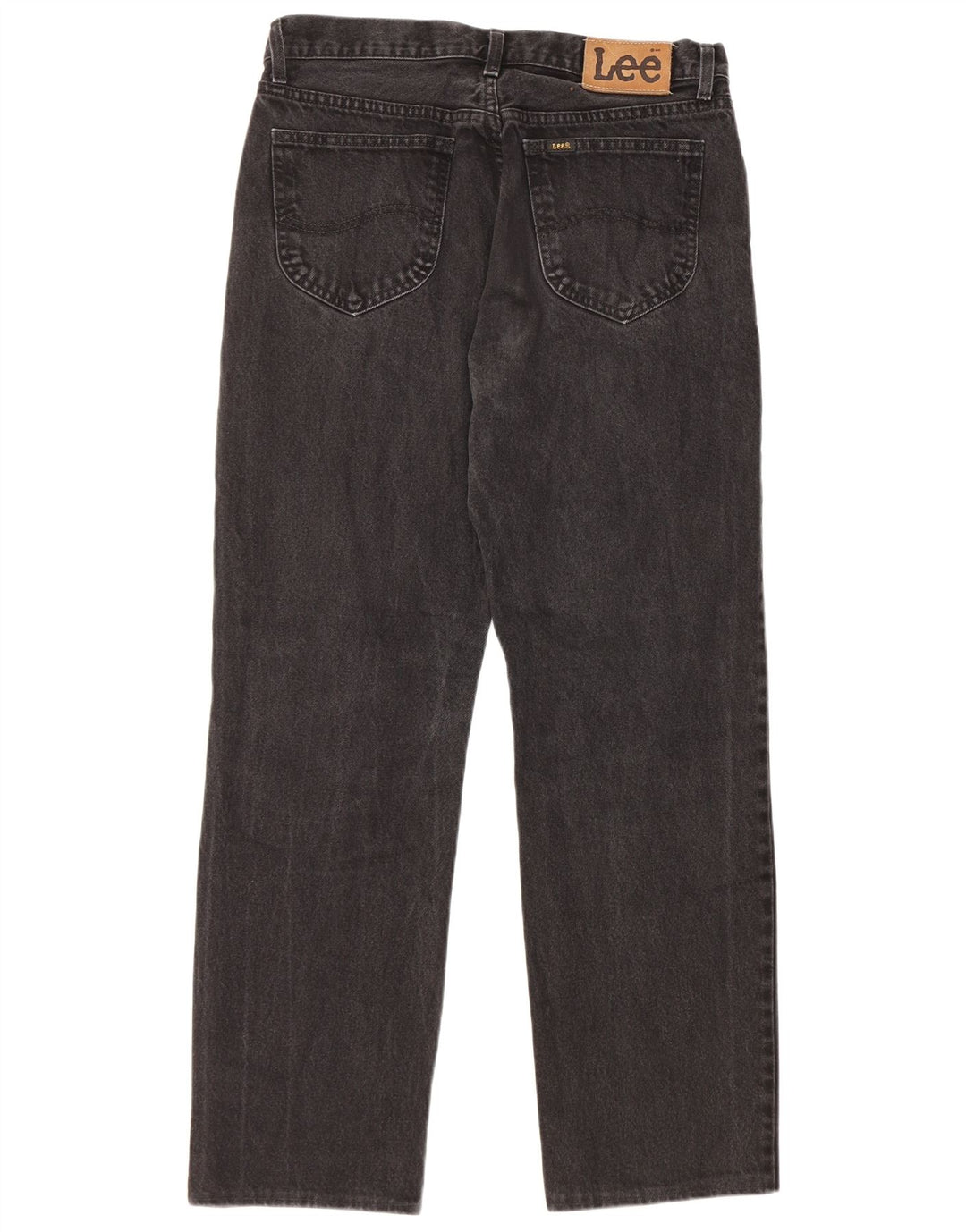 Męskie jeansy Lee Chicago Straight W34 L29, czarne, bawełniane