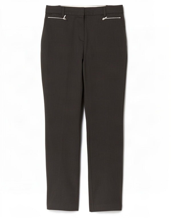 Marks & Spencer Damskie spodnie codzienne z wysokim stanem UK 10 Small W30 L32 Szare