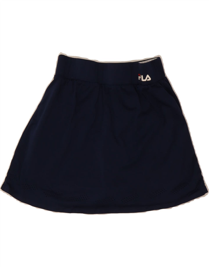 FILA Womens Skort UK 6 XS  Navy Blue Polyester Vintage Fila and Second-Hand Fila from Messina Hembry 