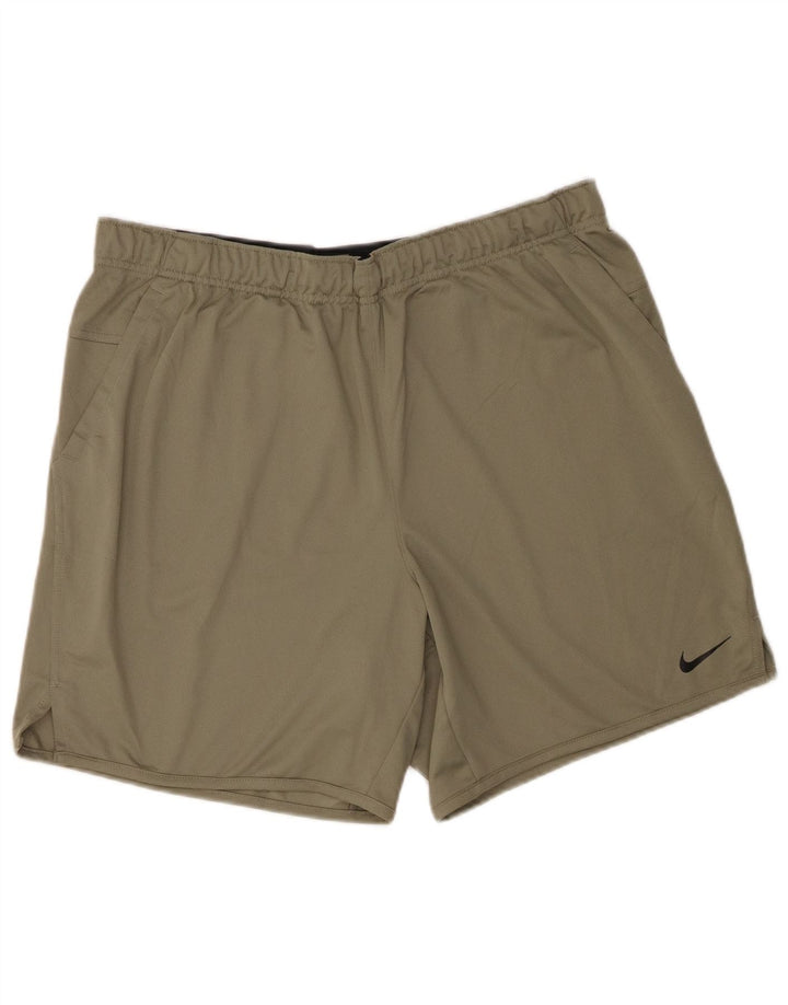 Męskie spodenki sportowe Nike Dri Fit XL, khaki, poliester