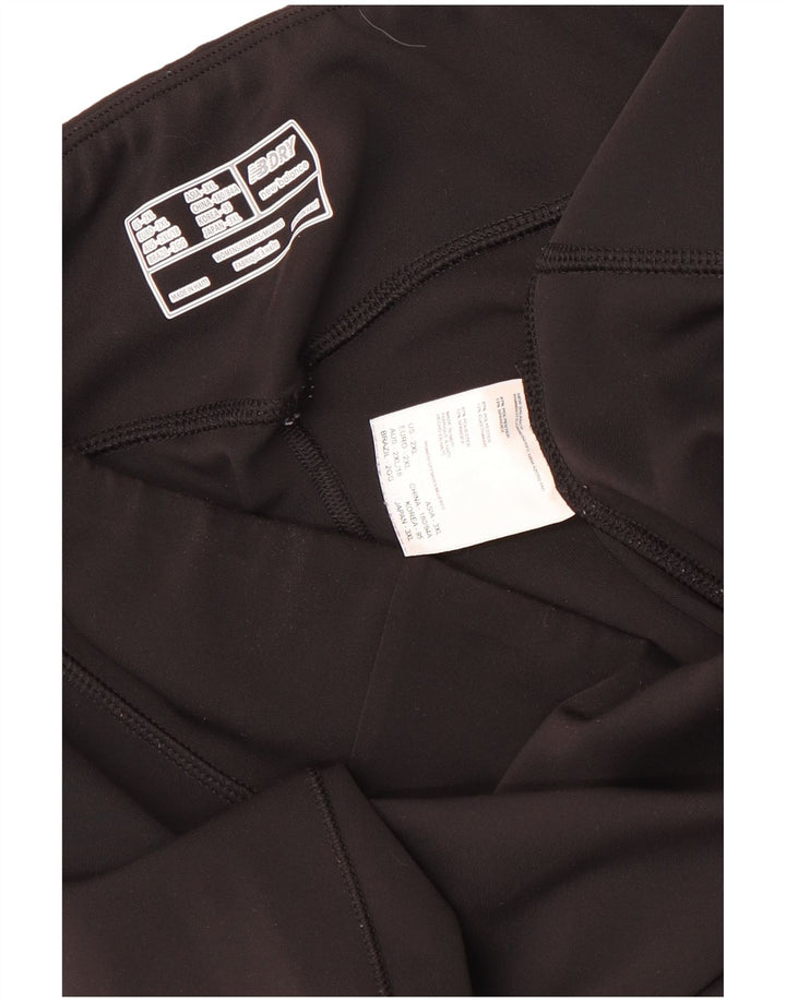 Legginsy damskie New Balance UK 20 2XL Czarny poliester