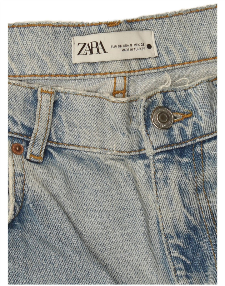 Luźne dżinsy damskie Zara EU 38 Small W28 L26 Niebieskie