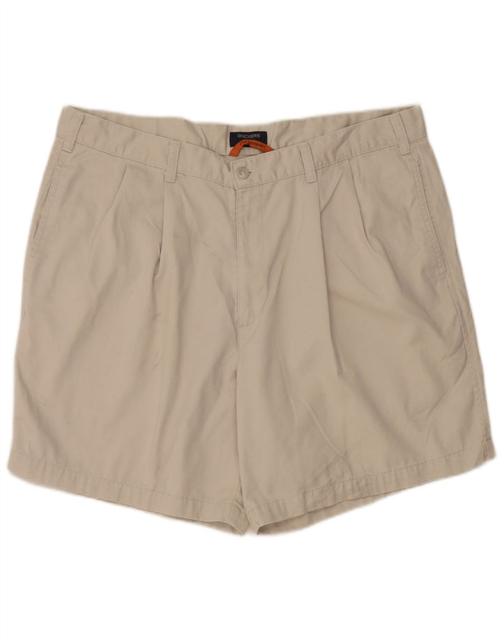 Męskie spodenki chino DOCKERS Stain Defender W38 XL, szara bawełna