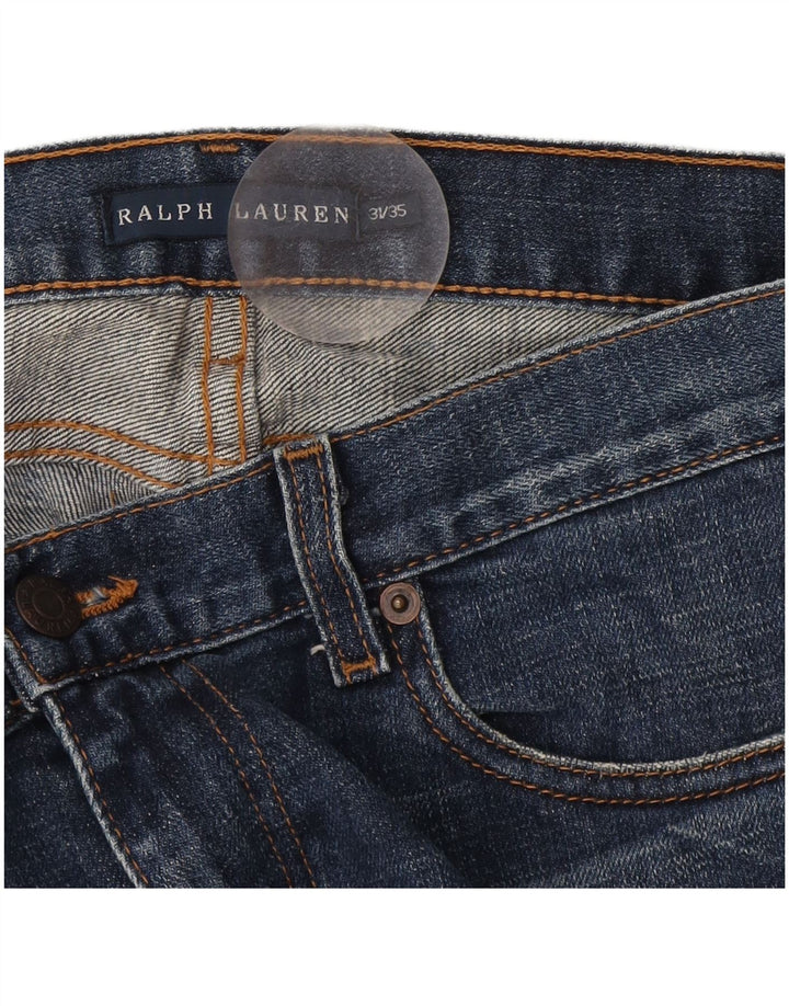 Damskie jeansy proste Ralph Lauren W31 L29 niebieskie