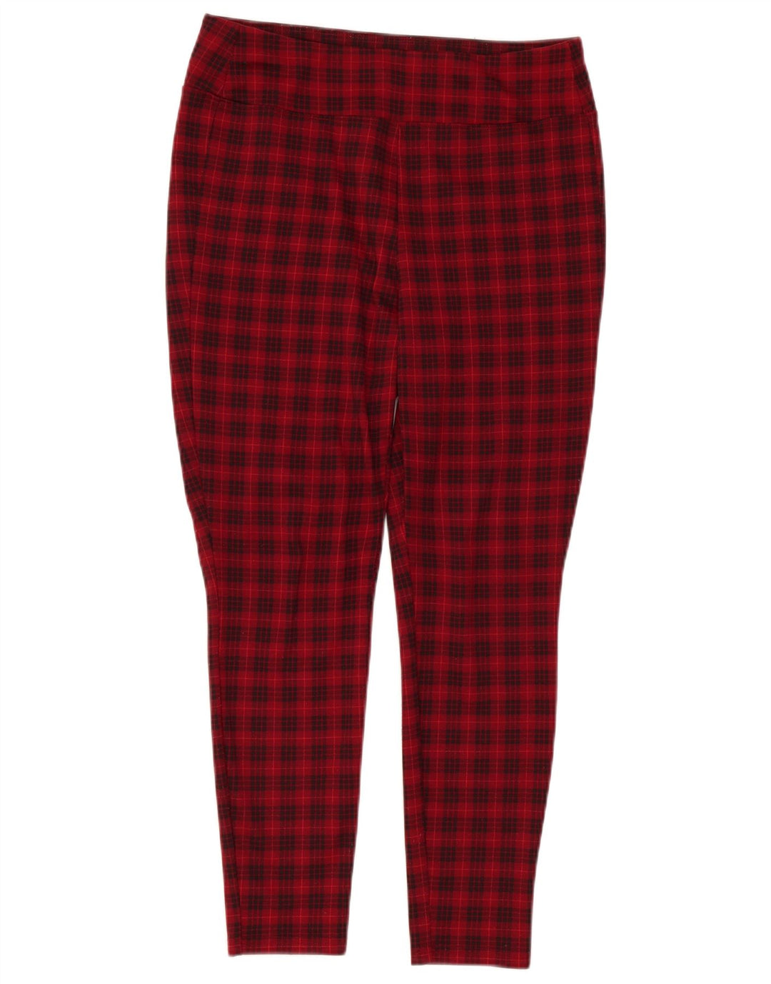 Spodnie damskie Gap Skinny Casual, średnie W30 L26, czerwona kratka