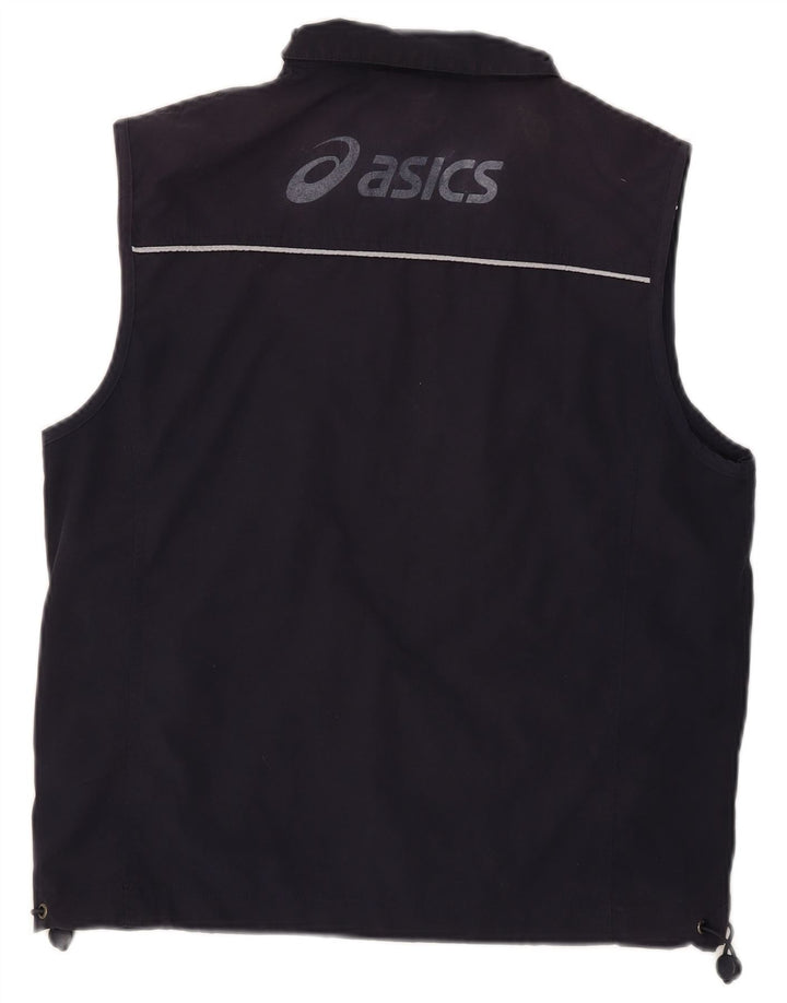 Męska kamizelka Asics Graphic Utility UK 38 Średni granatowy poliester