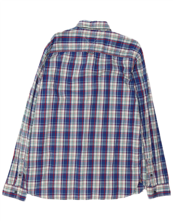 Koszula męska Tommy Hilfiger 2XL, bawełniana niebieska kratka