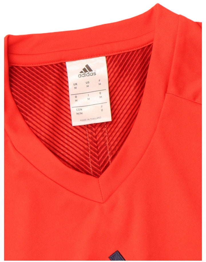 Adidas Męska koszulka z grafiką Irish Clare Top Medium Red Poliester