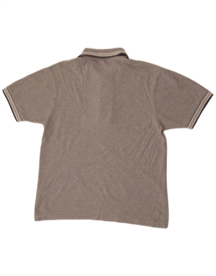 Męska koszulka polo Hugo Boss o nowoczesnym kroju XL, szara bawełna