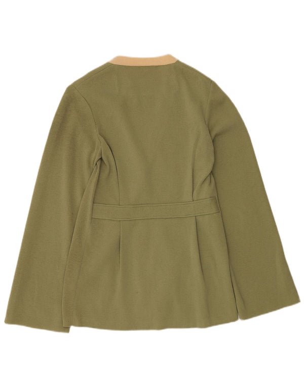 Sweter damski LES COPAINS UK 4 XS, wełna khaki