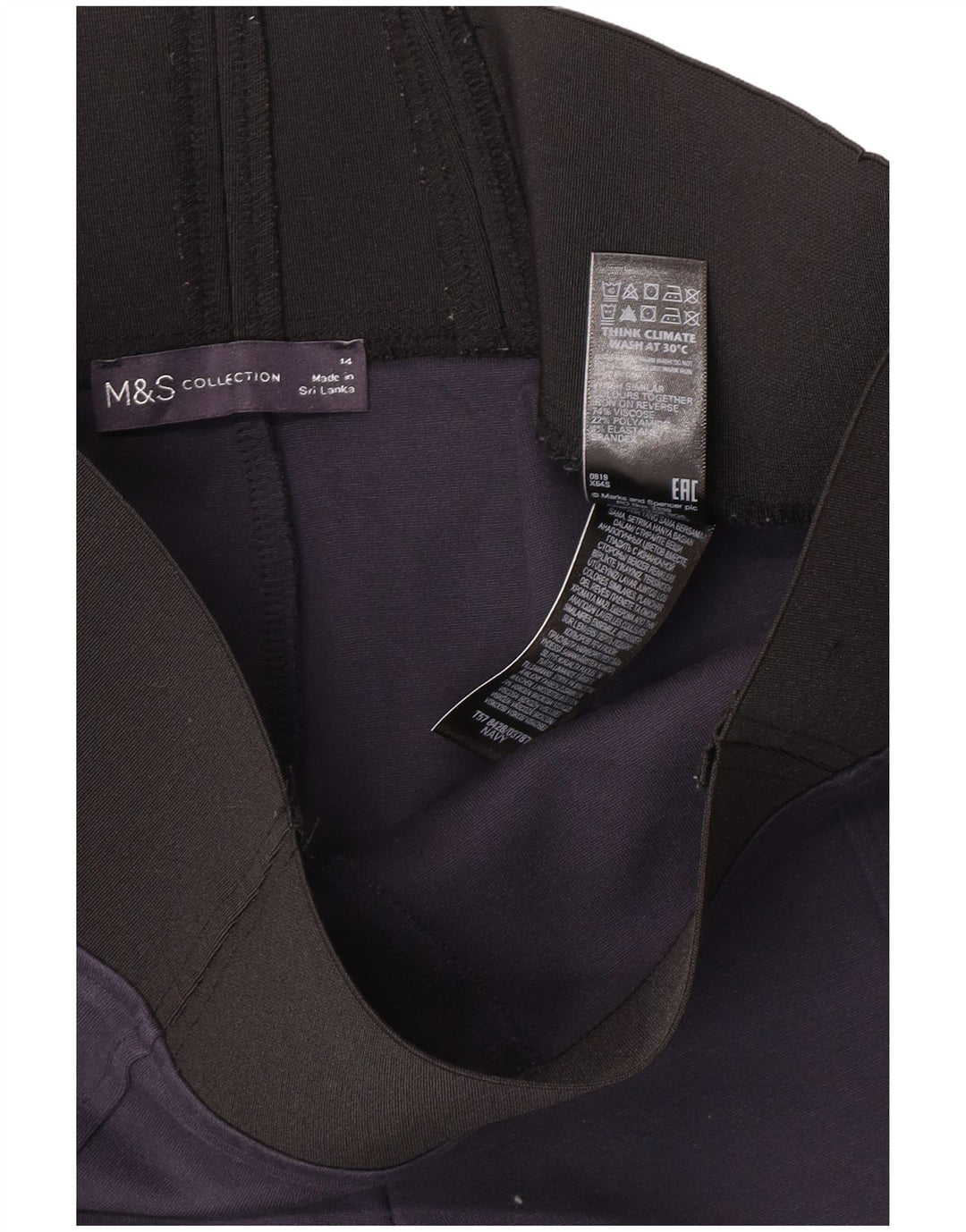 Legginsy damskie Marks & Spencer UK 14 Średni granatowy wiskoza