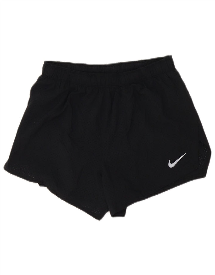 Damskie spodenki sportowe Nike Dri Fit UK 12, średni czarny poliester