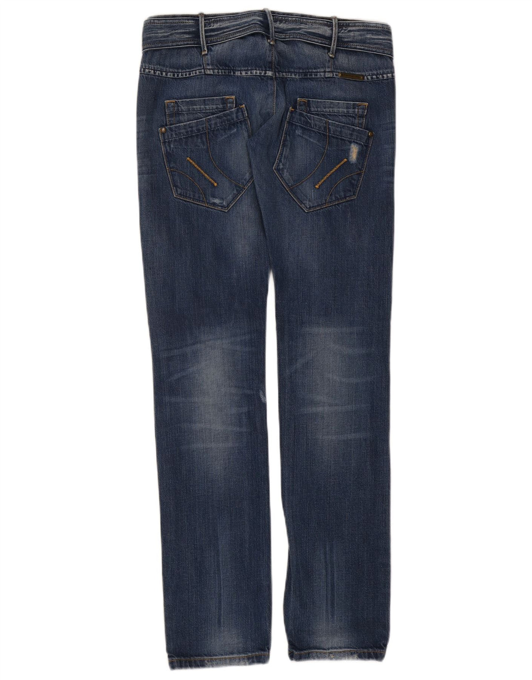 Damskie jeansy slim Fornarina W28 L33 Niebieskie bawełniane