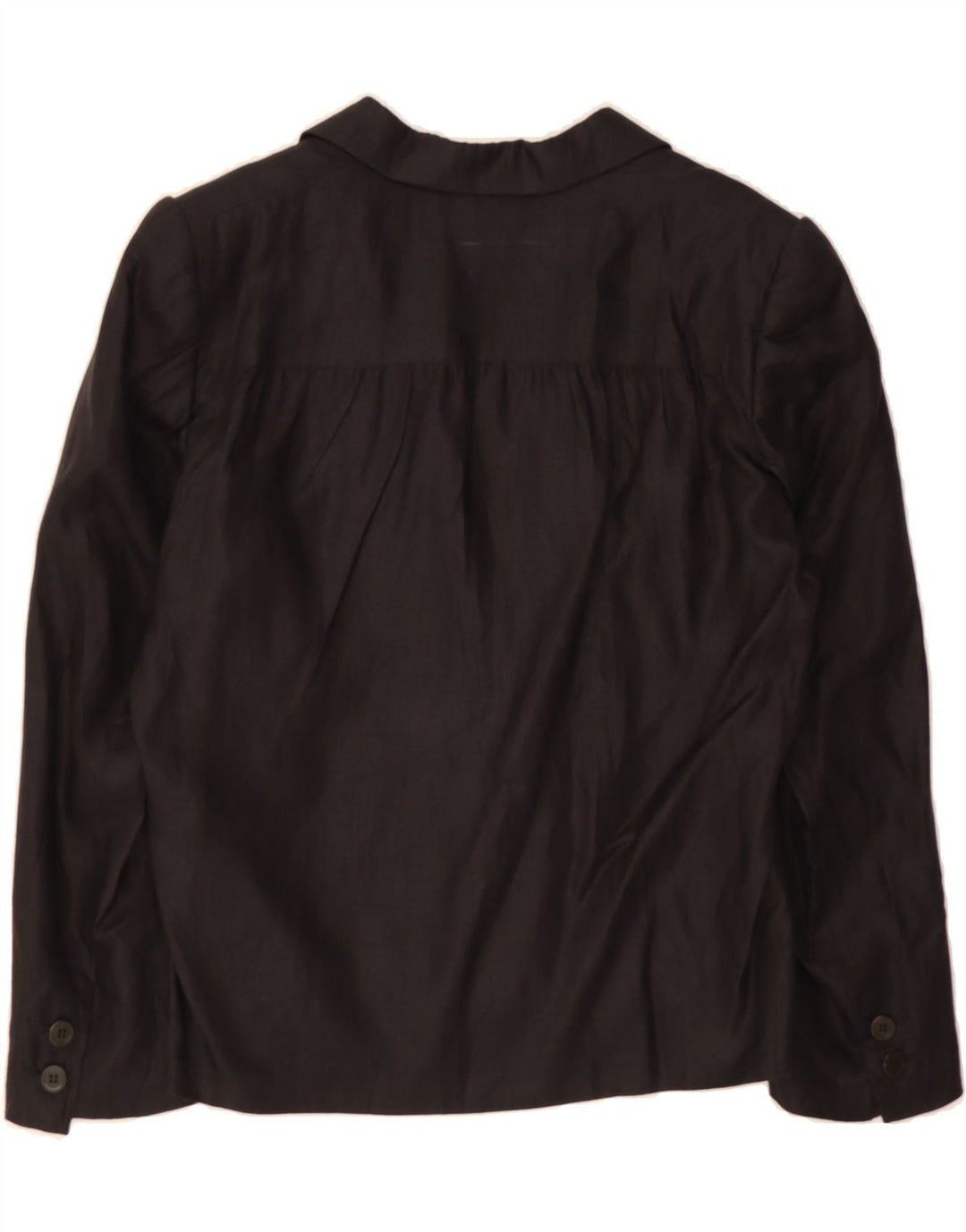 PANCALDI & B Womens 1 Button Blazer Jacket UK 18 XL Black Linen Vintage Pancaldi & B and Second-Hand Pancaldi & B from Messina Hembry 