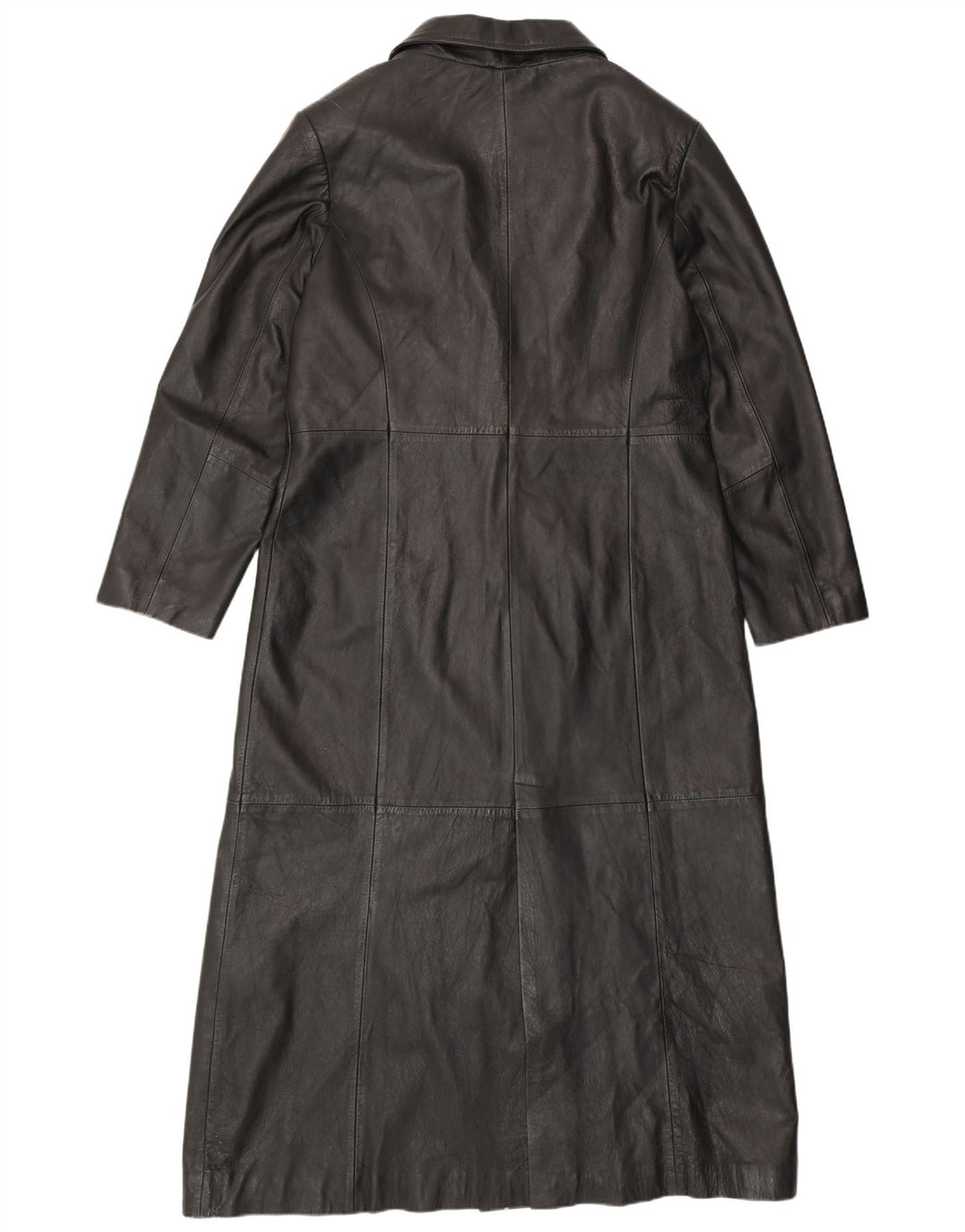 Płaszcz skórzany damski MILAN UK 18 XL, czarna skóra