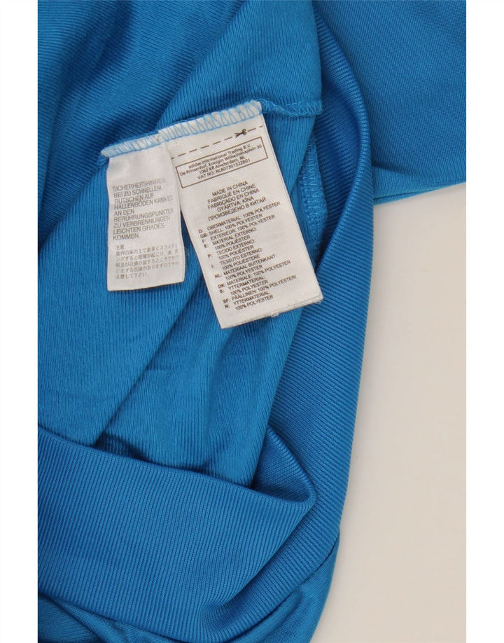 Adidas Męska bluza dresowa XS Niebieski poliester z blokami kolorów