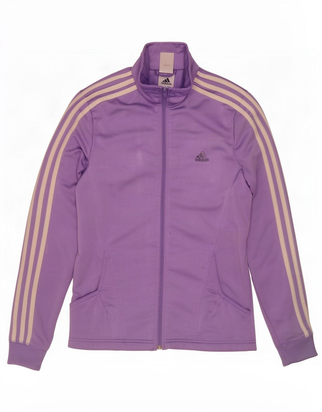 Damska bluza dresowa Adidas UK 14 Średni fioletowy poliester