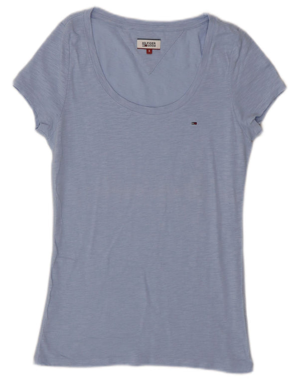 T-shirt damski Tommy Hilfiger Top UK 10 Small Blue