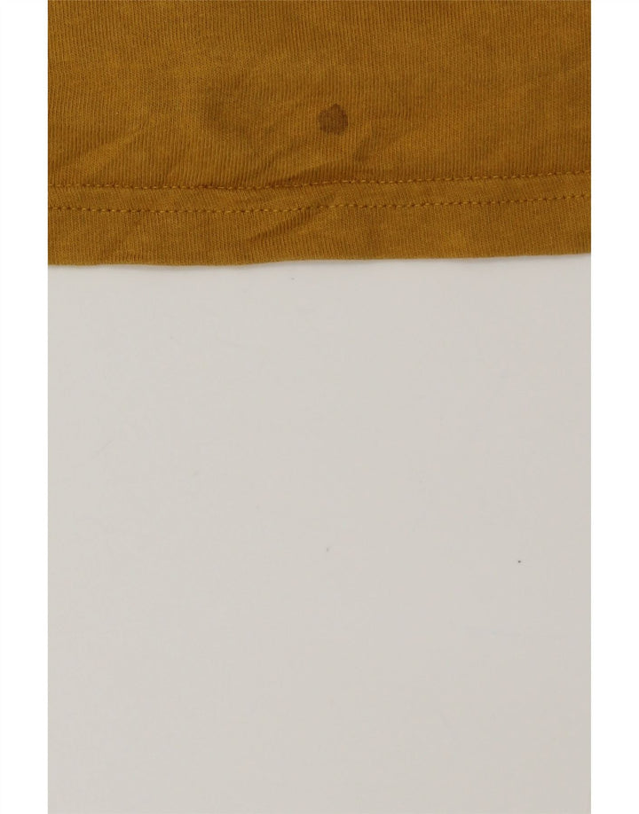 Męski T-shirt PUMA o luźnym kroju, XL, żółta bawełna