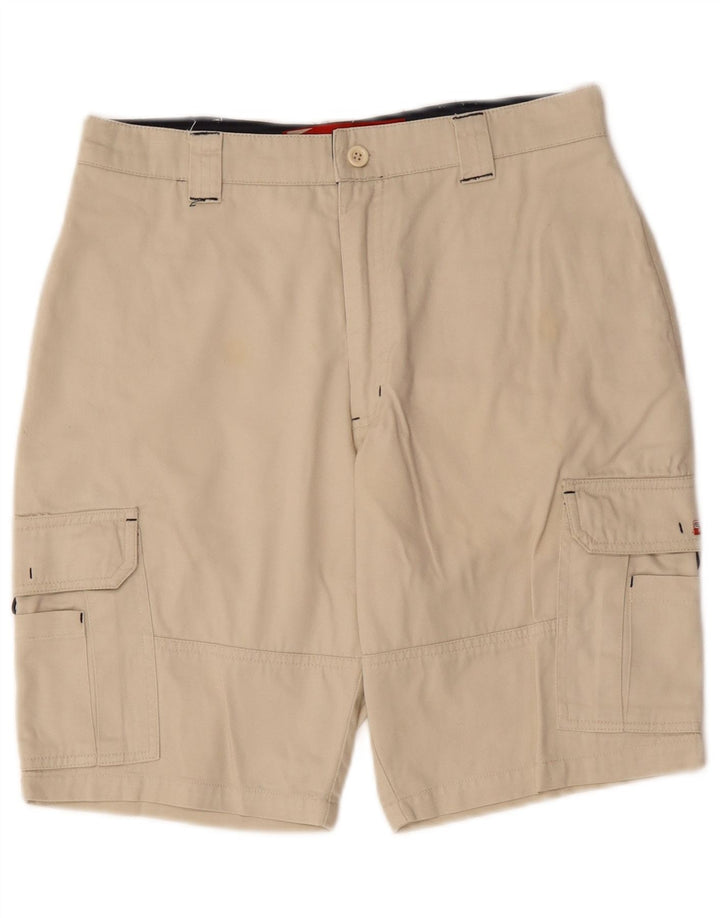 Męskie szorty bojówki Brugi W28 małe beżowe bawełniane