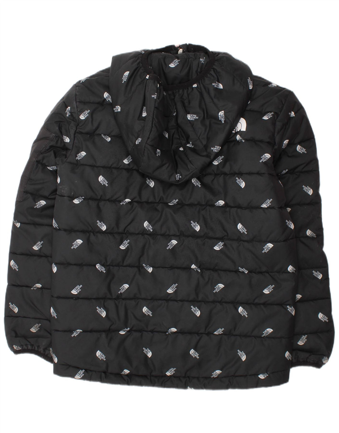 Wyściełana kurtka chłopięca z kapturem The North Face, 9-10 lat, średnia czarna