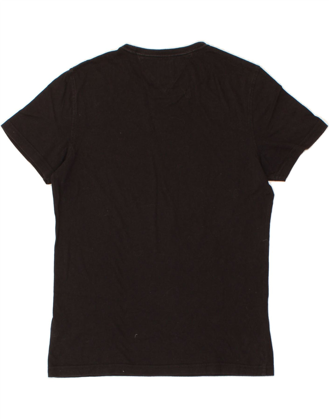 TOMMY HILFIGER Mens T-Shirt Top Medium Black Cotton Vintage Tommy Hilfiger and Second-Hand Tommy Hilfiger from Messina Hembry 