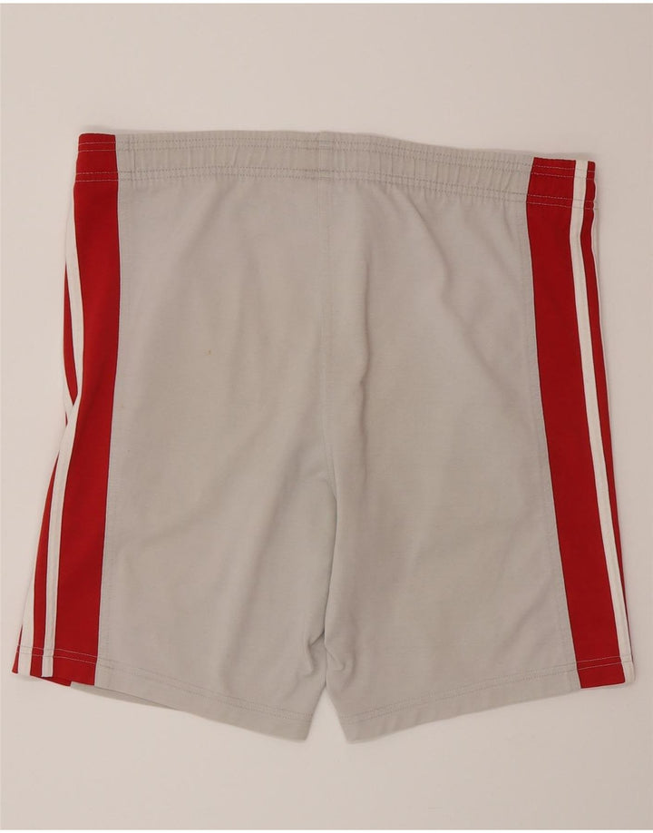 Męskie spodenki sportowe Adidas, małe, szare, bawełniane