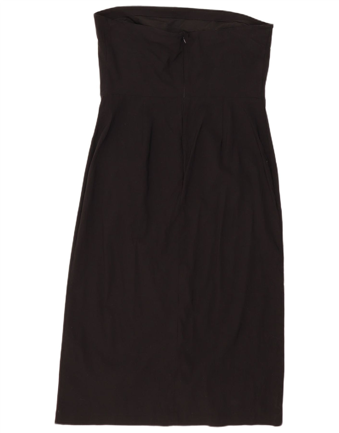 Marks & Spencer Damska sukienka bez ramiączek UK 18 XL, czarna wiskoza