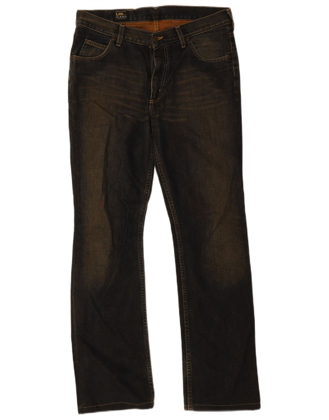 Męskie jeansy Lee REED Bootcut W33 L34, granatowe, bawełniane