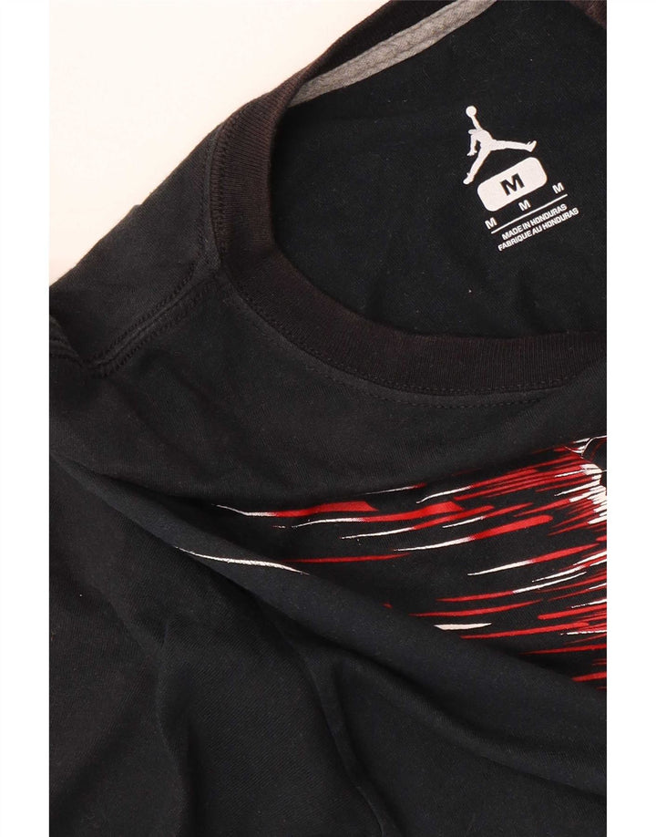 Męski T-shirt z grafiką Jordan, średni czarny