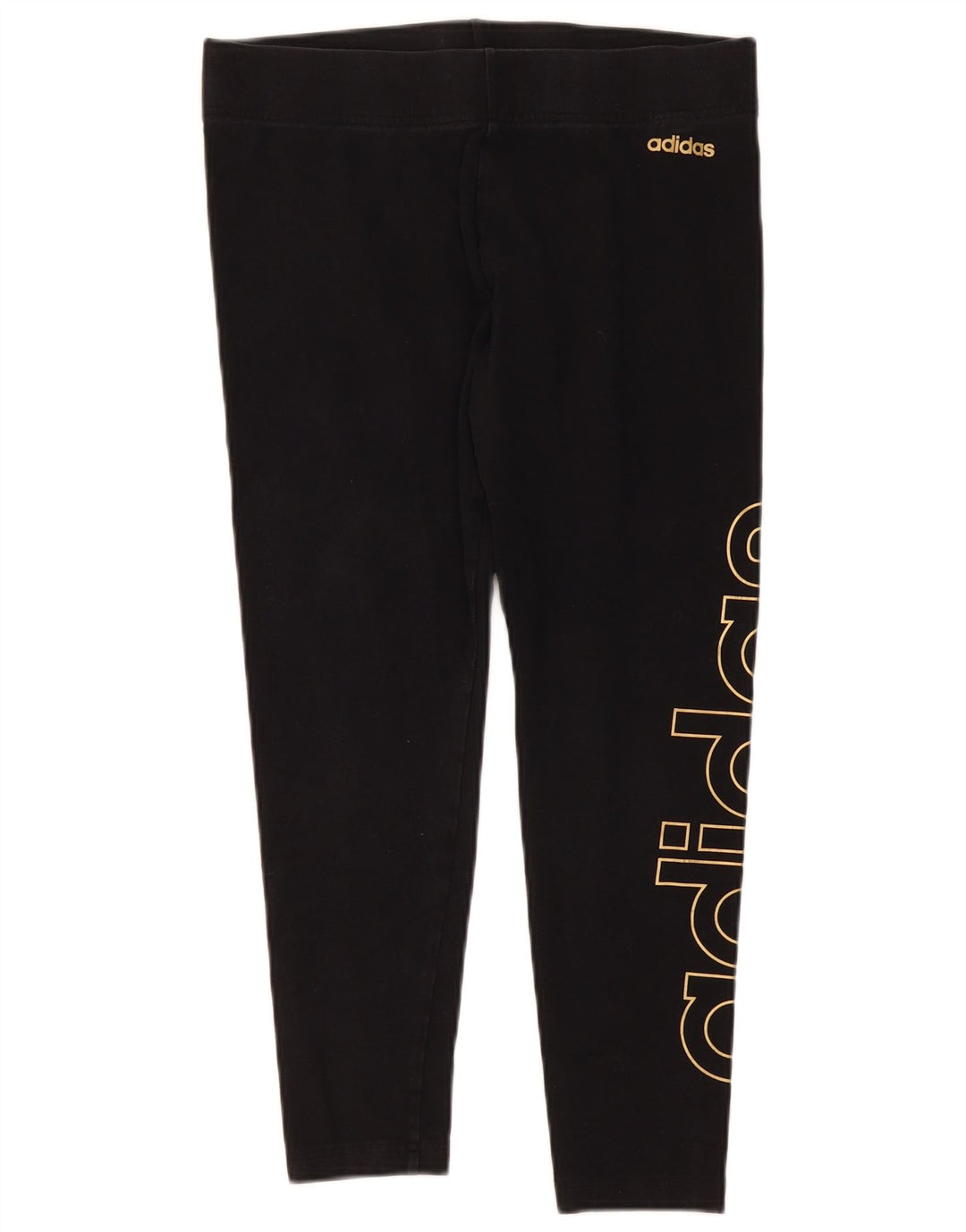 Damskie legginsy Adidas Graphic UK 16/18, duże, czarne