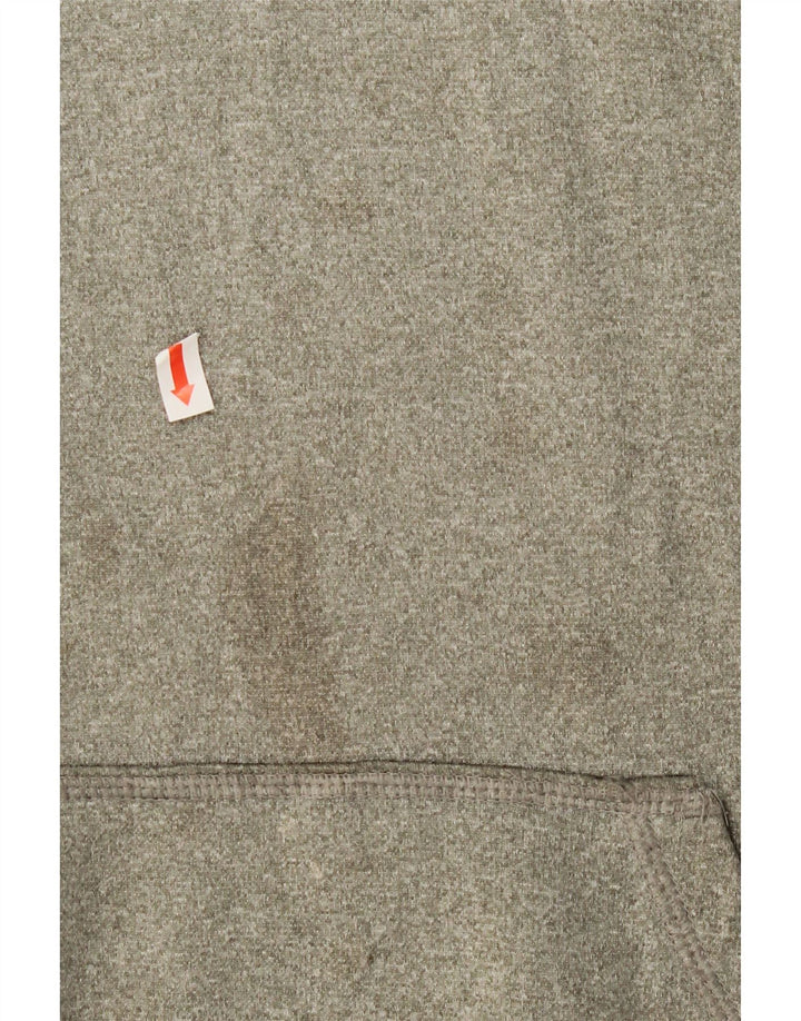 NIKE Mens Therma-Fit Hoodie Jumper Large Grey Polyester Vintage Nike and Second-Hand Nike from Messina Hembry 