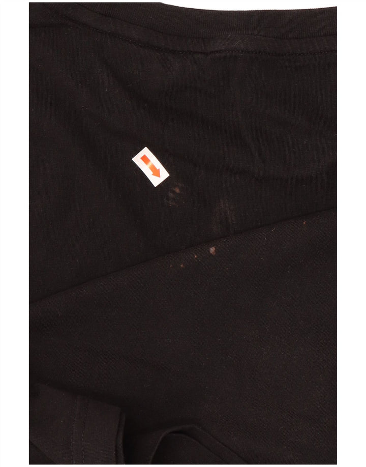 Męski T-shirt z grafiką PUMA, top 2XL, czarna bawełna