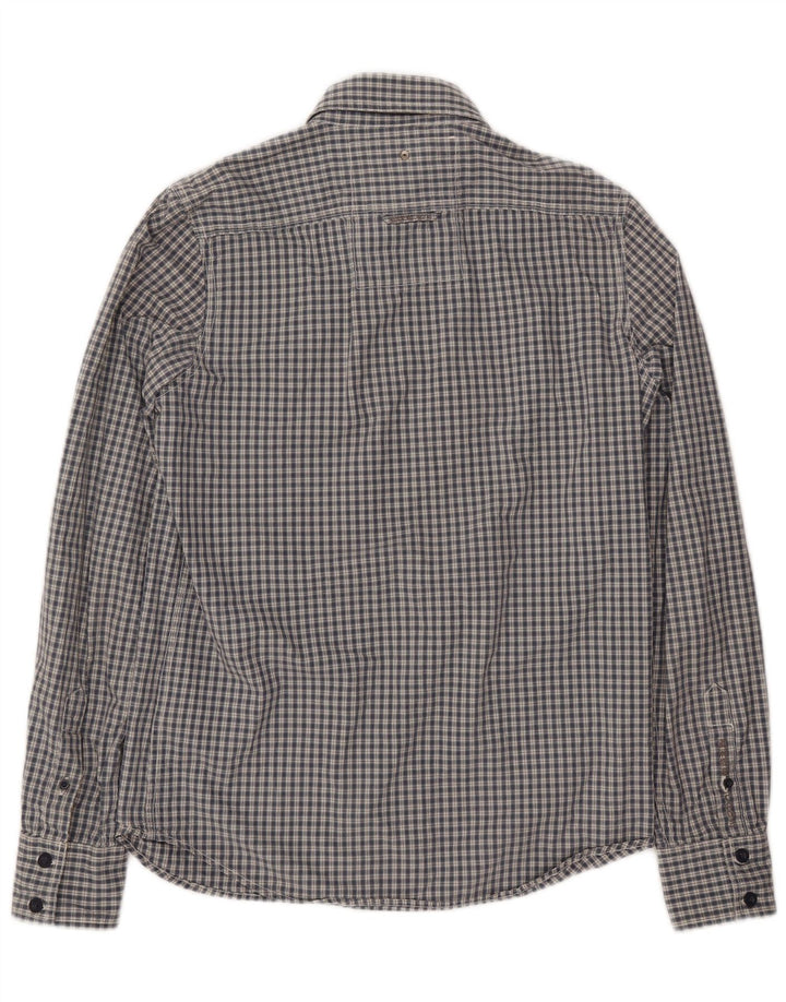 Koszula męska Superdry, bawełniana, w dużą niebieską kratkę