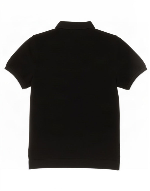 Męska koszulka polo Massimo Dutti, duża, czarna, bawełniana