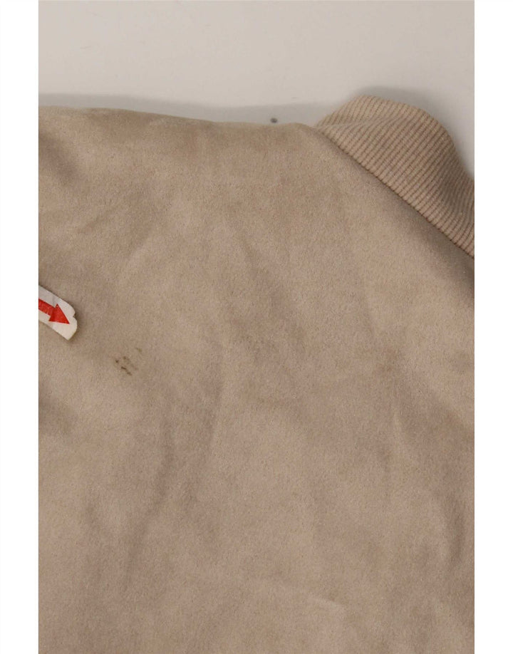 Damska kurtka bomberka oversize Zara UK 14, średni beż, poliester