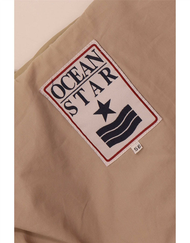 Męska kurtka przeciwdeszczowa Ocean Star IT 56 3XL beżowa