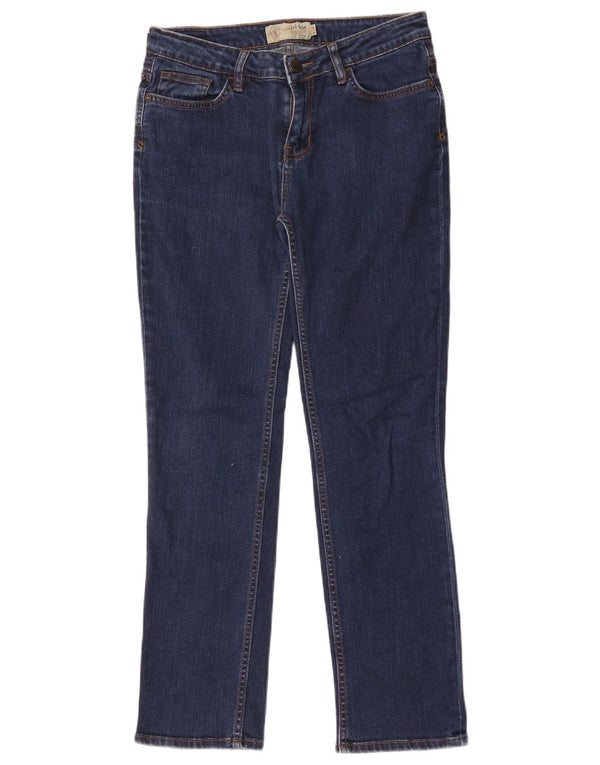 Damskie jeansy slim Fat Face UK 10 Small W28 L29 Granatowe