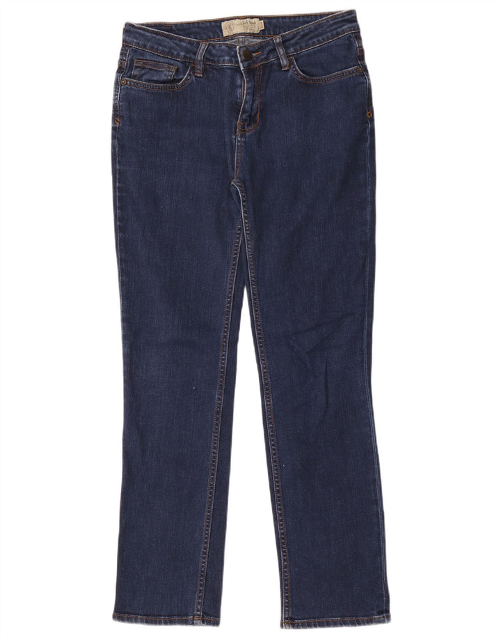 Damskie jeansy slim Fat Face UK 10 Small W28 L29 Granatowe