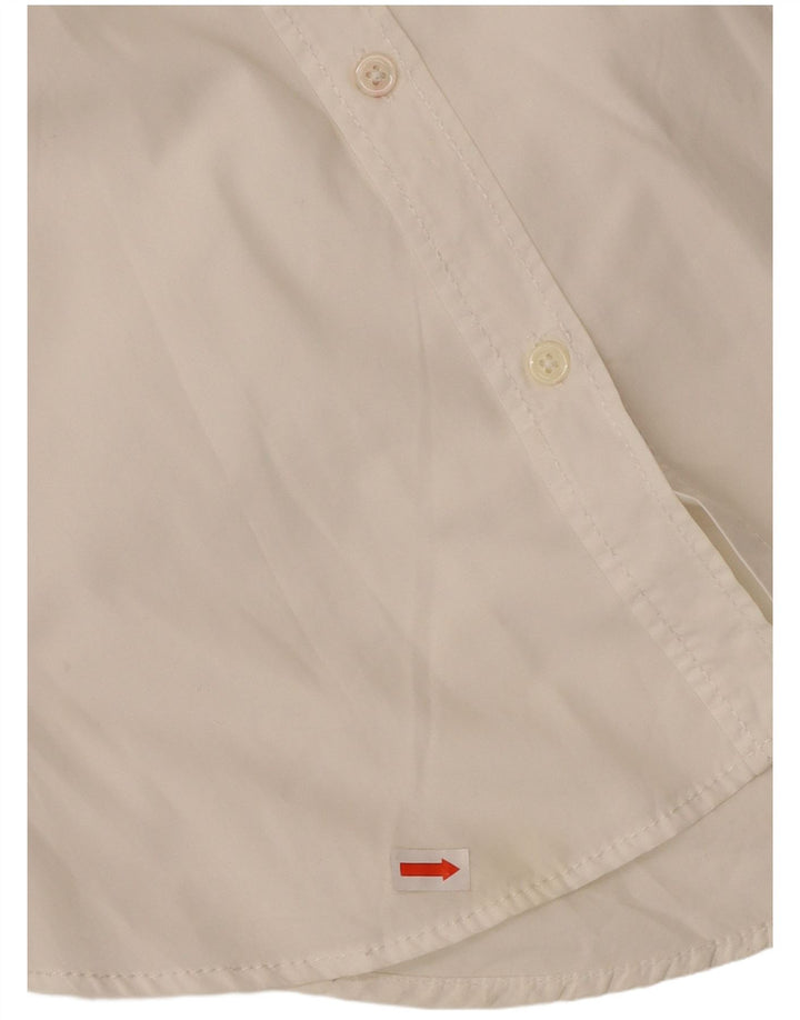 Koszula damska BENETTON oversize UK 6 XS, biała, bawełniana